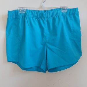 Columbia Women's Teal Elastic Waist Athletic Shorts